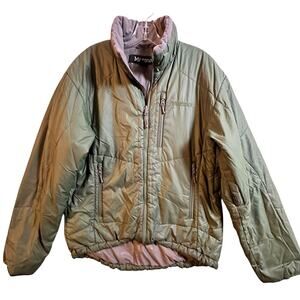 Marmot Green Full Zip Active Insulated No Hood Puffer Jacket GR6072 Men’s Sz M